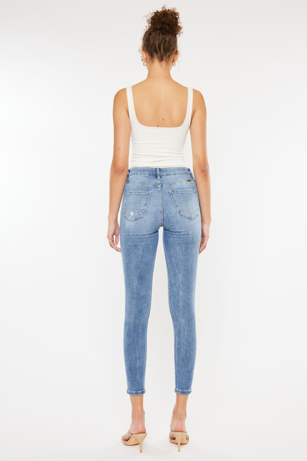 Kancan - High Waist Cat's Whiskers Skinny Jeans