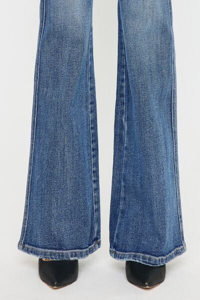 Kancan - Cat's Whiskers High Waist Flare Jeans