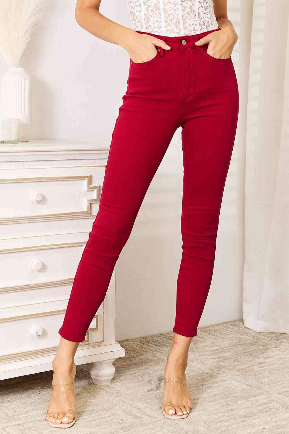 Plus - Judy Blue High Waist Tummy Control Skinny Jeans