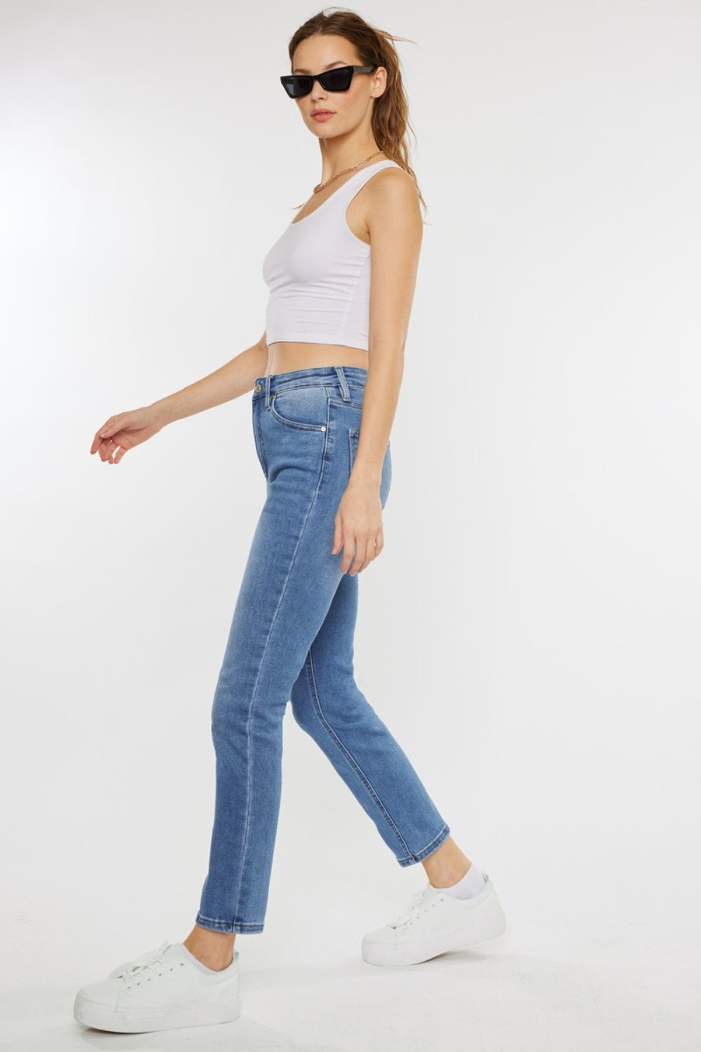 Kancan - Cat's Whiskers High Waist Jeans - Size 0-22W