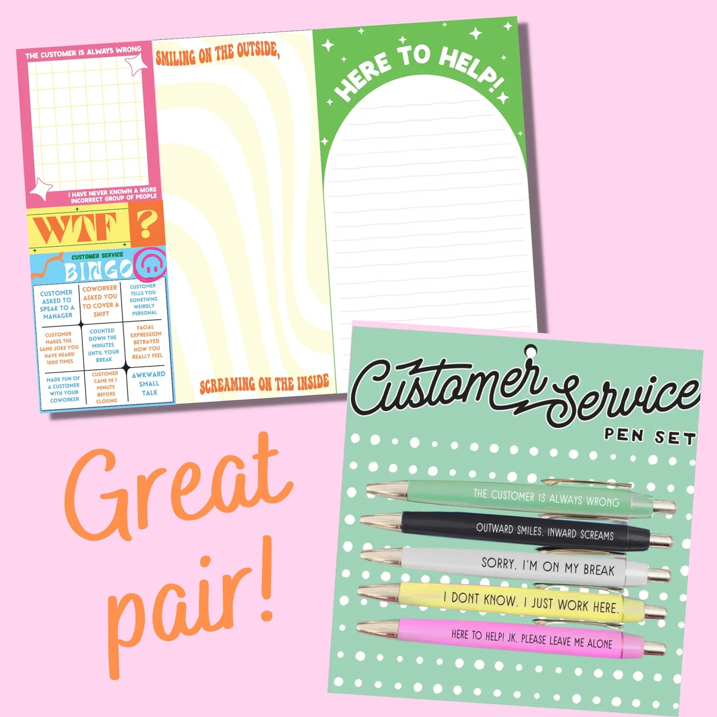 Customer Service Notepad Set