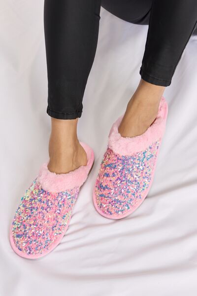 Forever Link - Sequin Round Toe Slippers