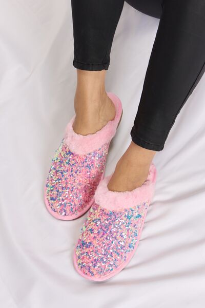 Forever Link - Sequin Round Toe Slippers